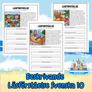 Beskrivande Läsförståelse Svenska Nr 10