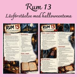 RUM 13 – Kuslig läsförståelse med Halloweentema | Åk 4–9 | 20 frågor + facit