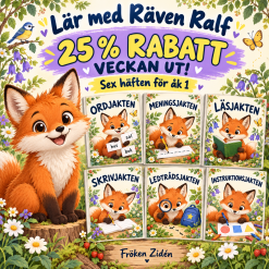 🦊 Räven Ralf – samlingspaket med sex elevhäften för åk 1 🦊