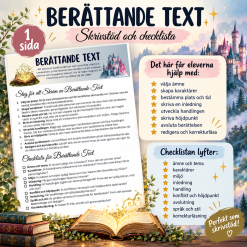 Hur du skriver en berättande text