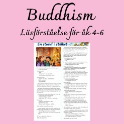 En stund i stillhet – läsförståelse om buddhismen | Åk 4–6