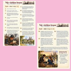 När världen brann – Första världskriget 1914–1918 | Illustrerad läsförståelse med frågor och facit