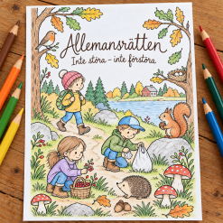 Målarbild - Allemansrätten