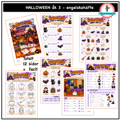 Engelska häfte - Halloween åk 3