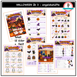 Engelska häfte - Halloween åk 3