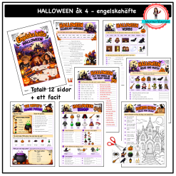 Engelska häfte - Halloween åk 4