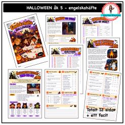 Engelska häfte - Halloween åk 5