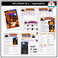 Engelska häfte - Halloween åk 6