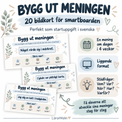 Bygg ut meningen
