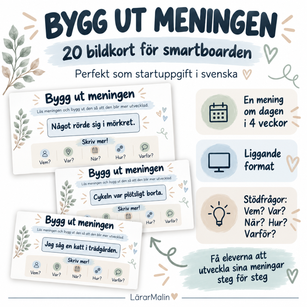 Bygg ut meningen