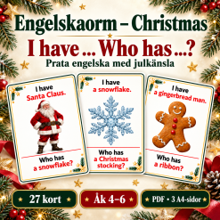 I have … Who has …? - Christmas