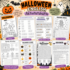 Halloween Aktivitetshäfte engelska