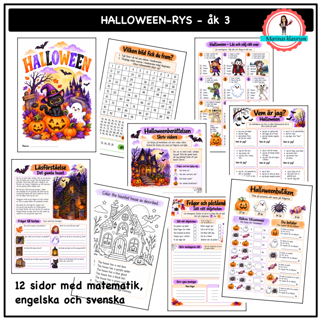 Halloween-rys åk 3