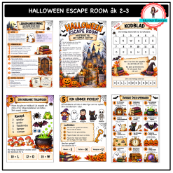 Escape room Halloween åk 2-3