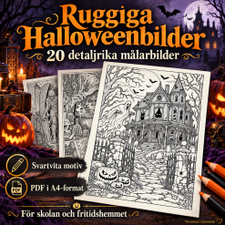 Halloween – målarbilder
