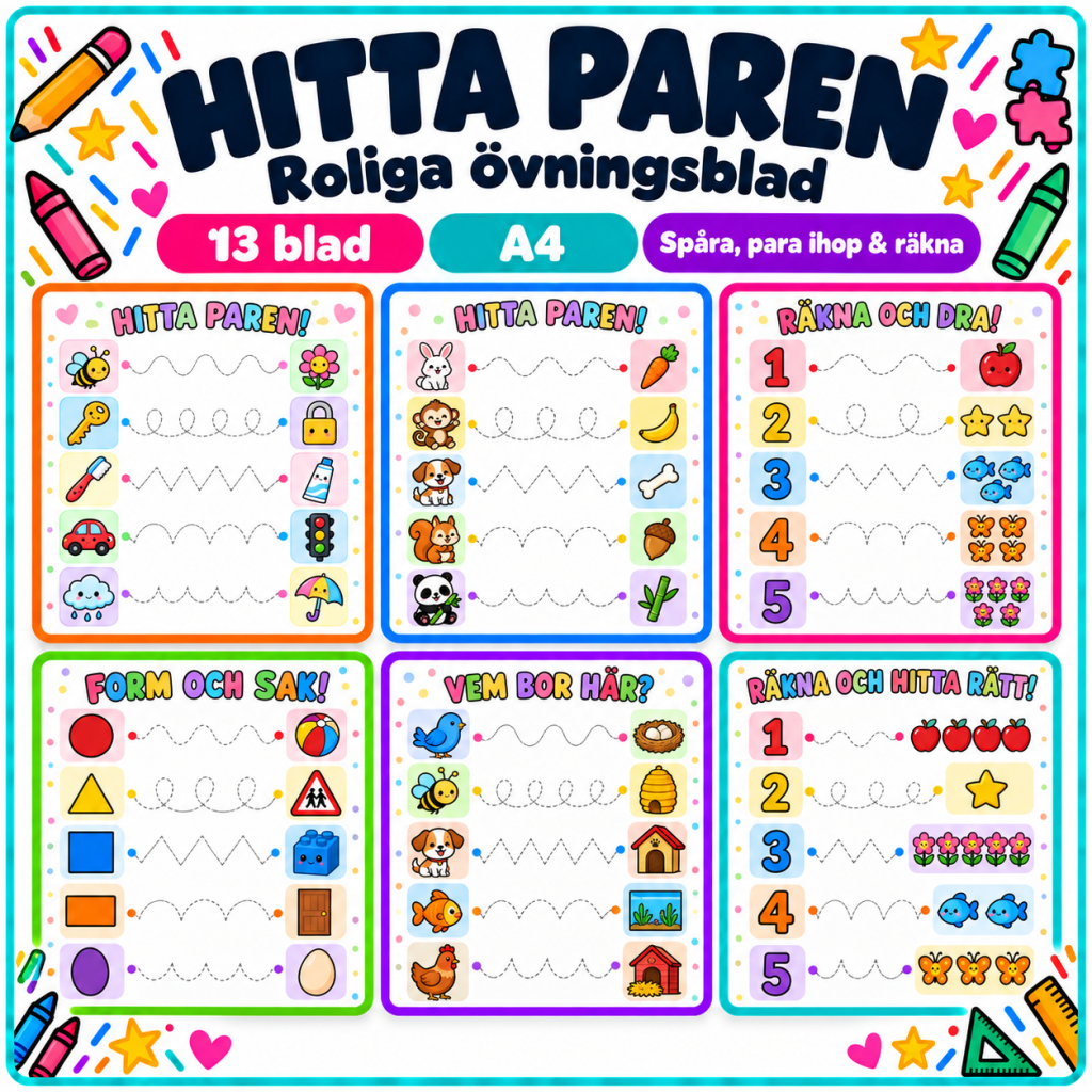 Spåra och träna finmotorik
