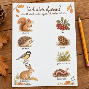 Vad äter djuren?