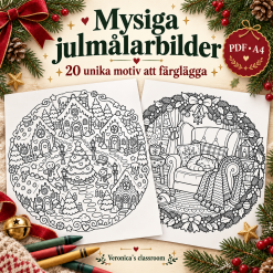 Målarbilder till jul
