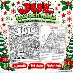Jul - Läs och Måla