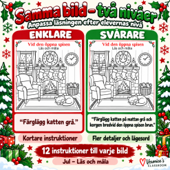 Jul - Läs och Måla