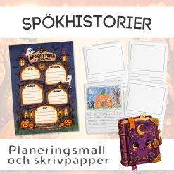 Halloween planeringsmall & vikbara skrivpapper🎃