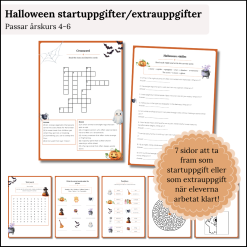 Halloween: Startuppgifter / Extrauppgifter