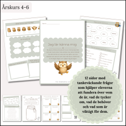 Lär känna dig själv - 12 sidor med självreflektion