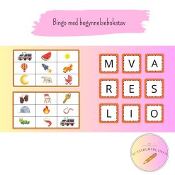 Bingo med begynnelsebokstav