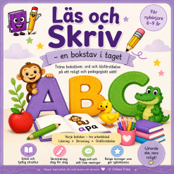 Läs och skriv, en bokstav i taget Q-V