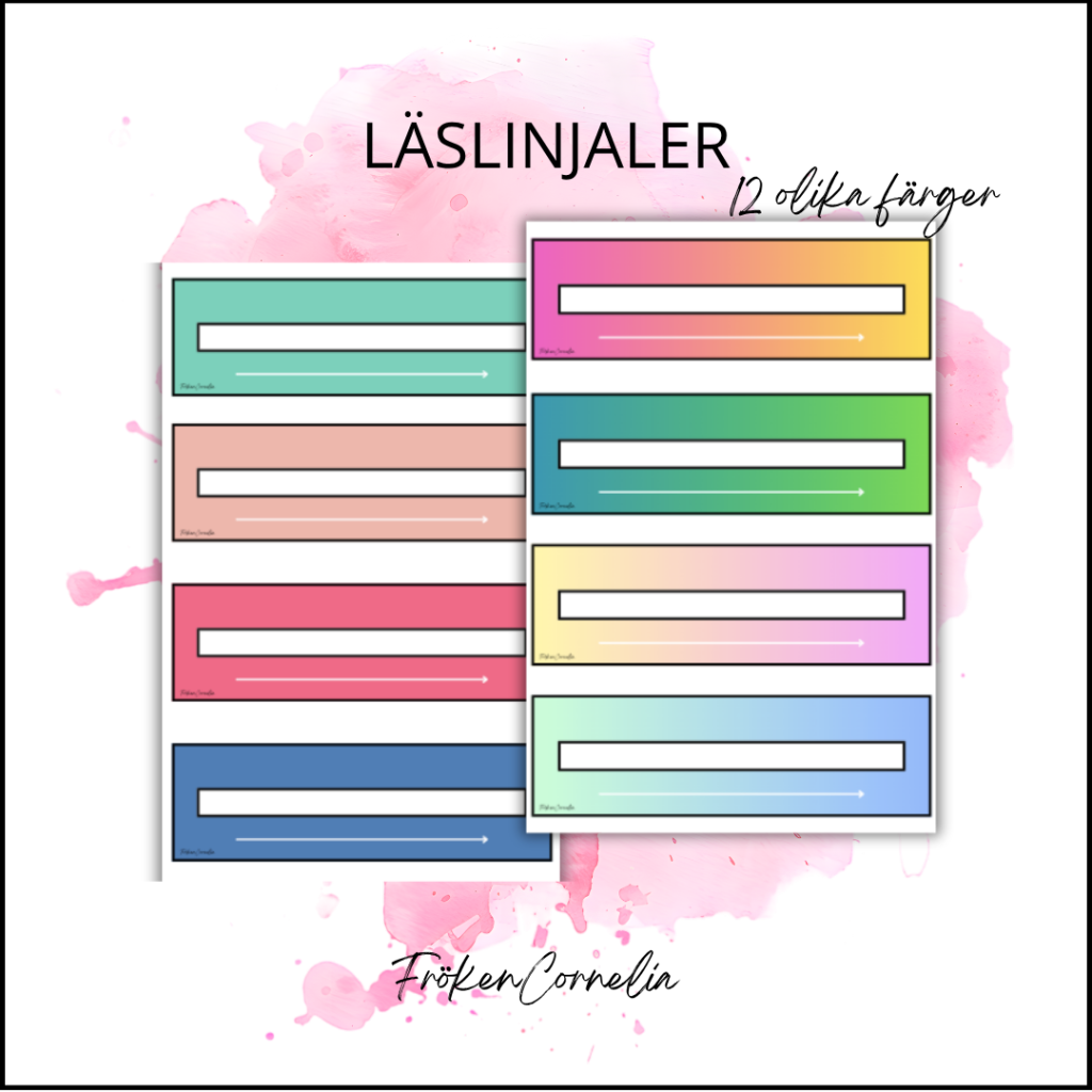 LÄSLINJALER