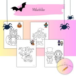 Målarbilder halloween