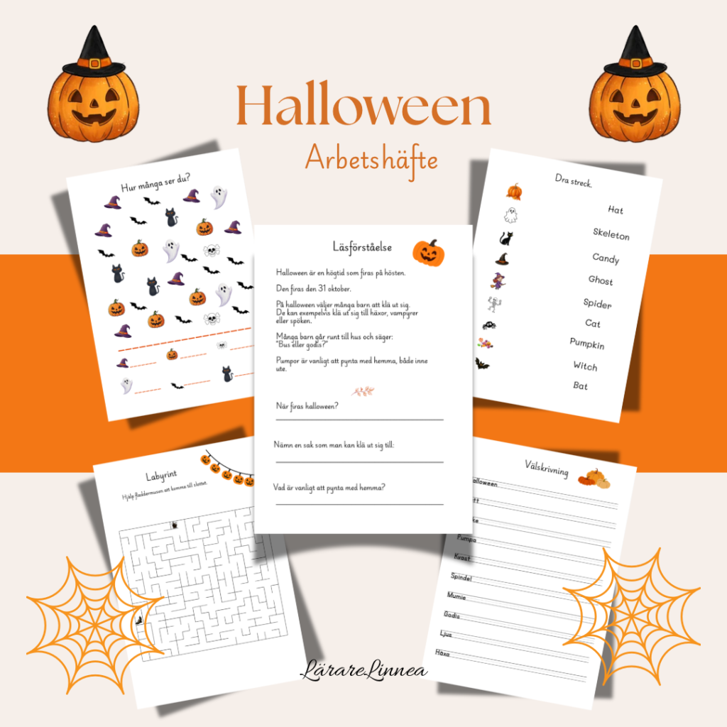 Halloween-arbetshäfte