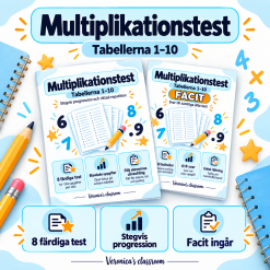 Multiplikationstester + facit