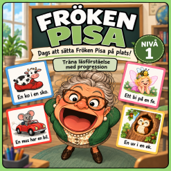 Fröken Pisa - läsförståelse nivå 1