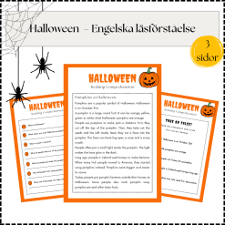 Läsförståelse Engelska - Halloween