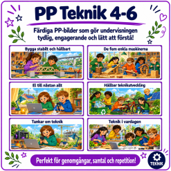 PP till teknik 4-6 + bildstöd