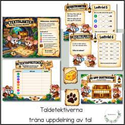 Taldetektiverna - uppdelning av tal