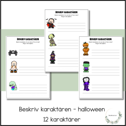 Beskriv karaktären - halloween
