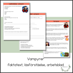 Vampyrer - läsförståelse