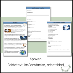 Spöken - läsförståelse