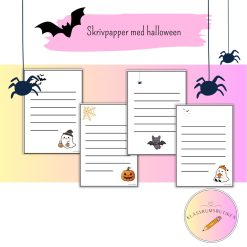 Skrivpapper - Halloween