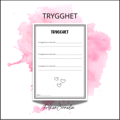 Trygghet - arbetsblad