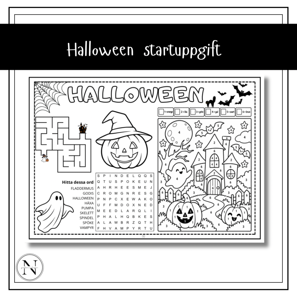 Halloween startuppgift