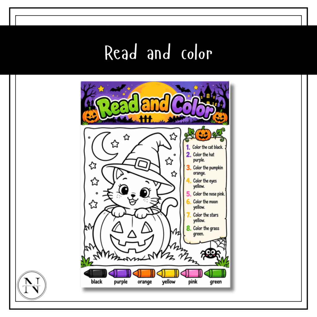 Read and color