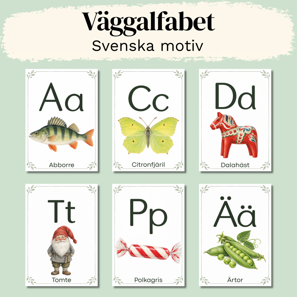 Svenskt väggalfabet
