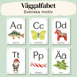 Svenskt väggalfabet