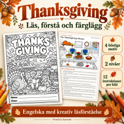 Thanksgiving – Read and Color