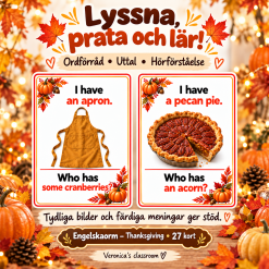 I have … Who has …? – Thanksgiving