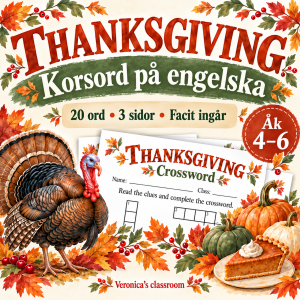 Thanksgiving – Crossword