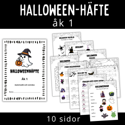 Halloween, häfte för åk 1